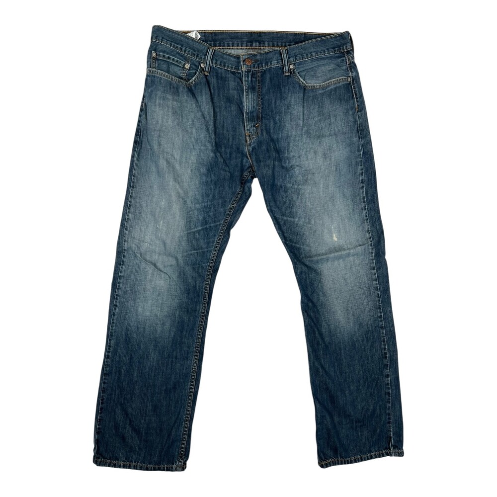 Vintage Levi's 514 Slim Straight Blue Denim Jeans Size 38x32 Y2K
